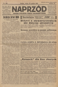 Naprzód : organ Polskiej Partji Socjalistycznej. 1932, nr 290