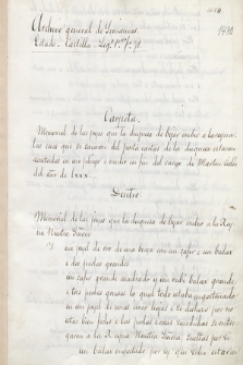 Documentos del Archivo General de Simancas de Gustav Bergenroth. T. 1