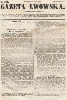 Gazeta Lwowska. 1854, nr 161
