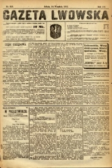 Gazeta Lwowska. 1921, nr 213