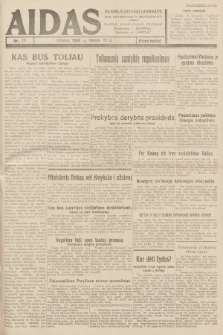 Aidas : vilniaus lietuvių laikraštis eina antradieniais ir penktadieniais : duoda nemokamus priedus ūkininkams-„ūkininką, Vaikams-”Varpelį. 1938, nr 21