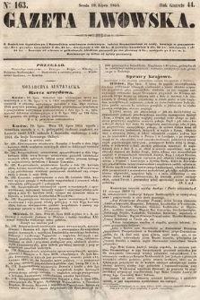 Gazeta Lwowska. 1854, nr 163