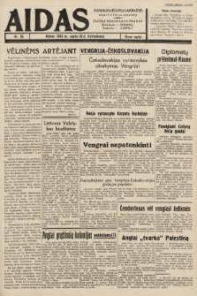 Aidas : vilniaus lietuvių laikraštis eina tris kartus savaitėje : duoda nemokamus priedus ūkininkams-„ūkininką”, Vaikams-„Varpelį”. 1938, nr 56