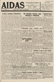 Aidas : vilniaus lietuvių laikraštis eina tris kartus savaitėje : duoda nemokamus priedus ūkininkams-„ūkininką”, Vaikams-„Varpelį”. 1939, nr 7