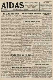 Aidas : vilniaus lietuvių laikraštis eina tris kartus savaitėje : duoda nemokamus priedus ūkininkams-„ūkininką”, Vaikams-„Varpelį”. 1939, nr 9