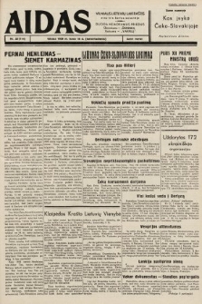 Aidas : vilniaus lietuvių laikraštis eina tris kartus savaitėje : duoda nemokamus priedus ūkininkams-„ūkininką”, Vaikams-„Varpelį”. 1939, nr 32