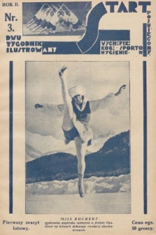 Start : dwutygodnik ilustrowany poświęcony wych. fiz. kob., sportom, hygienie. 1928, nr 3