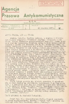 Agencja Prasowa Antykomunistyczna : APA. 1937, nr 33