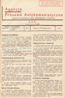 Agencja Prasowa Antykomunistyczna : APA. 1937, nr 68