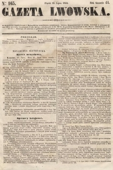 Gazeta Lwowska. 1854, nr 165