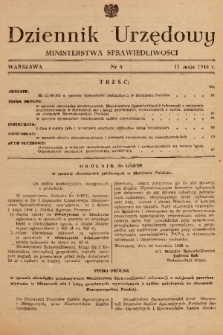 Dziennik Urzędowy Ministerstwa Sprawiedliwości. 1948, nr 6