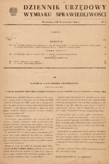 Dziennik Urzędowy Wymiaru Sprawiedliwości. 1954, nr 9