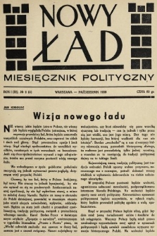 Nowy Ład : miesięcznik polityczny. 1935, nr 2