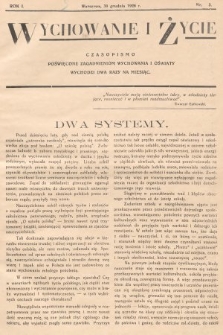 Wychowanie i Życie : czasopismo poświęcone zagadnieniom wychowania i oświaty. 1926, nr 3