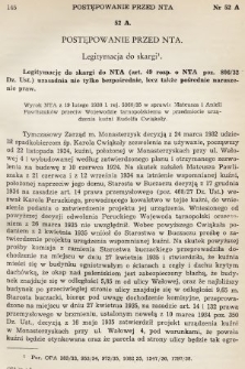 Orzecznictwo Sądów Najwyższych w Sprawach Podatkowych i Administracyjnych. Dział Administracyjny. 1939, nr 3