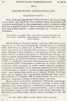 Orzecznictwo Sądów Najwyższych w Sprawach Podatkowych i Administracyjnych. Dział Administracyjny. 1939, nr 7-8