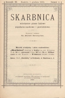 Skarbnica : pismo ludowe. R. 3, 1900, nr 4