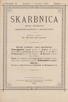 Skarbnica : popularno-naukowa i powieściowa dla ludu polskiego. R. 2, 1900, nr 6