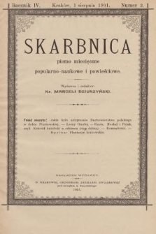 Skarbnica : pismo popularno-naukowe i powieściowe. R. 4, 1901, nr 2