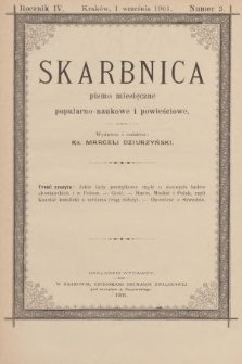 Skarbnica : pismo popularno-naukowe i powieściowe. R. 4, 1901, nr 3