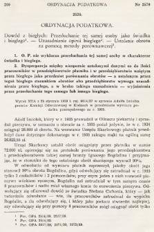 Orzecznictwo Sądów Najwyższych w Sprawach Podatkowych i Administracyjnych. Dział Podatkowy. 1939, nr 4-5