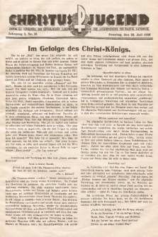 Christus Jugend : Organ des Verbandes der Katholischen Jungmänner- und Jugendvereine der Diözese Katowice. 1933, nr 15