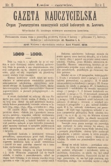 Gazeta Nauczycielska : organ Towarzystwa nauczycieli szkół ludowych m. Lwowa. 1899, nr 5