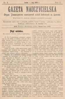 Gazeta Nauczycielska : organ Towarzystwa nauczycieli szkół ludowych m. Lwowa. 1900, nr 5