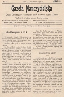 Gazeta Nauczycielska : organ Towarzystwa nauczycieli szkół ludowych m. Lwowa. 1901, nr 10