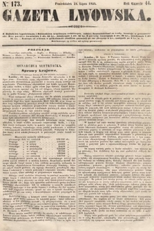 Gazeta Lwowska. 1854, nr 173