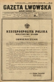 Gazeta Lwowska. 1933, nr 250