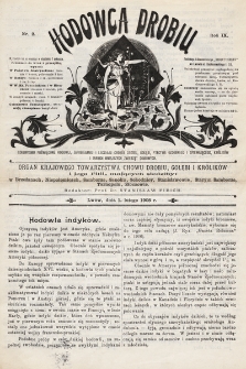 Hodowca Drobiu. 1908, nr 2