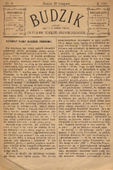 Budzik : dwutygodnik poświęcony sprawom drukarskim. 1883, nr 6