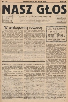 Nasz Głos : tygodnik polityczno-społeczny. 1928, nr 21