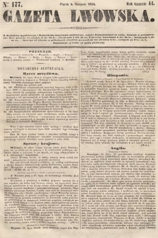 Gazeta Lwowska. 1854, nr 177