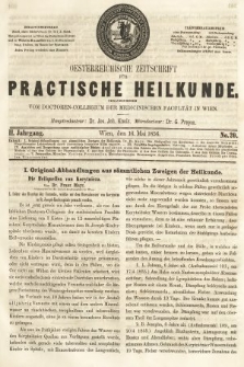 Oesterreichische Zeitschrift für Practische Heikunde. 1856, nr 20