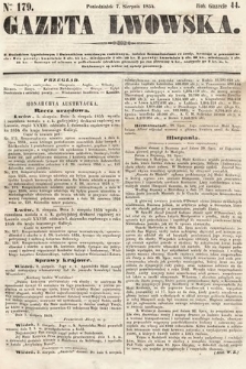 Gazeta Lwowska. 1854, nr 179