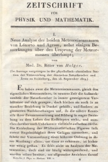 Zeitschrift für Physik und Mathematik. Bd. 7, 1830, [Heft 2]