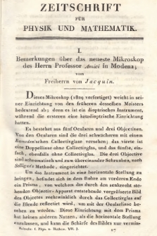 Zeitschrift für Physik und Mathematik. Bd. 7, 1830, [Heft 3]