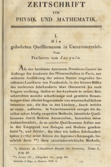 Zeitschrift für Physik und Mathematik. Bd. 8, 1830, [Heft 3]