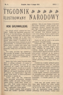 Tygodnik Narodowy Ilustrowany. 1910, nr 6