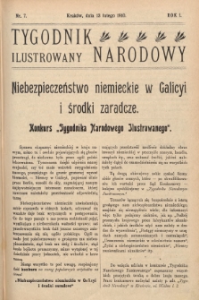 Tygodnik Narodowy Ilustrowany. 1910, nr 7