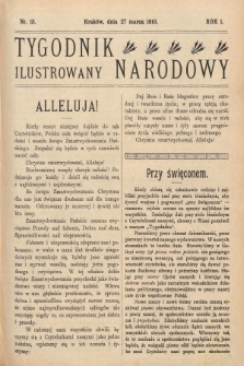 Tygodnik Narodowy Ilustrowany. 1910, nr 13
