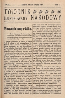 Tygodnik Narodowy Ilustrowany. 1910, nr 17