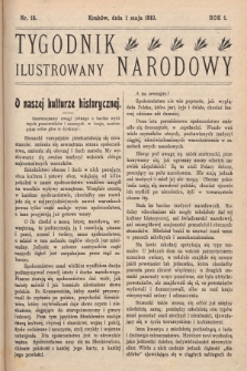Tygodnik Narodowy Ilustrowany. 1910, nr 18
