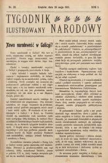 Tygodnik Narodowy Ilustrowany. 1910, nr 22