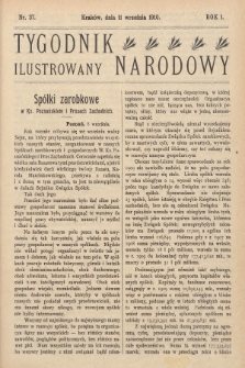 Tygodnik Narodowy Ilustrowany. 1910, nr 37