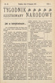 Tygodnik Narodowy Ilustrowany. 1910, nr 46