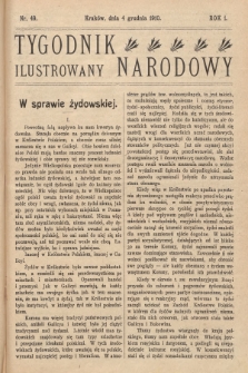 Tygodnik Narodowy Ilustrowany. 1910, nr 49
