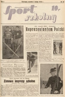 Sport Szkolny. 1939, nr 38